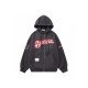  Winter Letter Embroidery Hooded Women's Coats