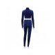  2022 Autumn Korean Cashmere Zipper Trouser Set