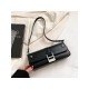  PU Pure Color Baguette Bag For Women 