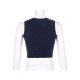 Rhombus V Neck Sweater Vest Tops