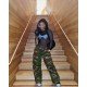  2022 Street Style Low Waist Camouflage Casual Pants