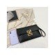 Versatile Solid Black Chain Ladies Shoulder Bags