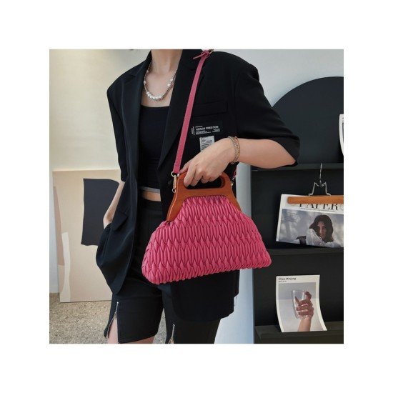 Patch Stylish Black Shoulder Handbags