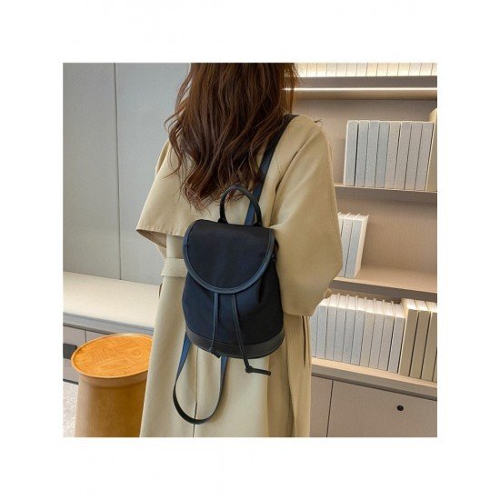  Casual Solid Color Oxford Simple Backpack