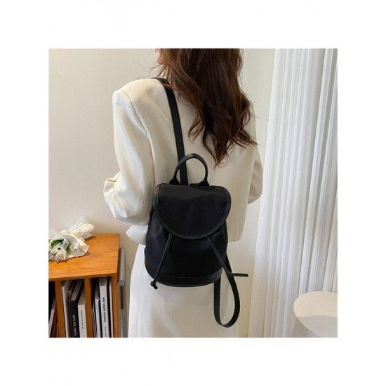  Casual Solid Color Oxford Simple Backpack