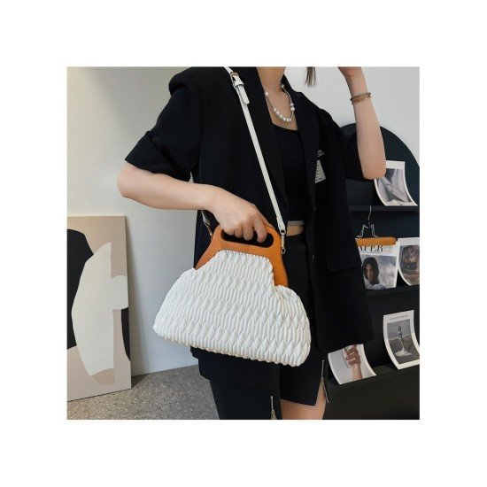 Patch Stylish Black Shoulder Handbags