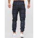 Casual Plaid Drawstring Men Long Pants