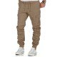 Sports Casual Black Pencil Cargo Pants For Men