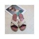  PU Woven Flat Slippers For Women