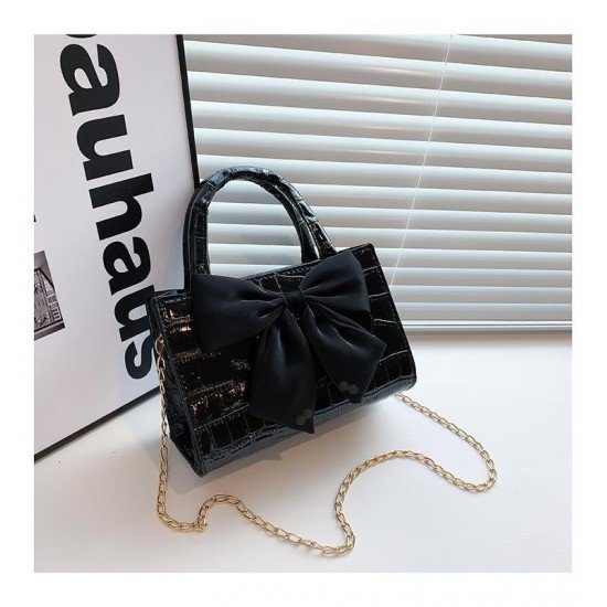  PU Bow Shoulder Bag For Women