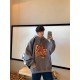  Casual Versatile Letter Printing Long Sleeve Men's Hoodie