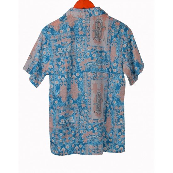  Summer Casual Beach Printed Men's Short Sleeve Shirt