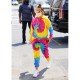  Leisure Sports Tie Dyed Women's Trouser Two-Piece Set