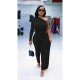  Pure Color Oblique Shoulder Casual Jumpsuit