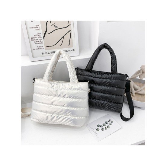 Nylon Large Capacity Cotton Shoulder Handbags