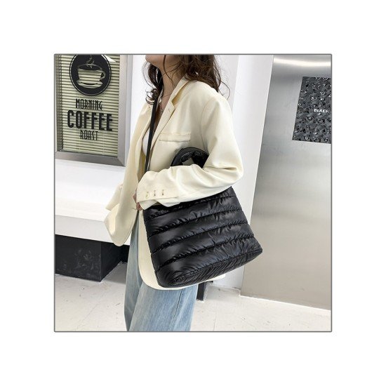 Nylon Large Capacity Cotton Shoulder Handbags