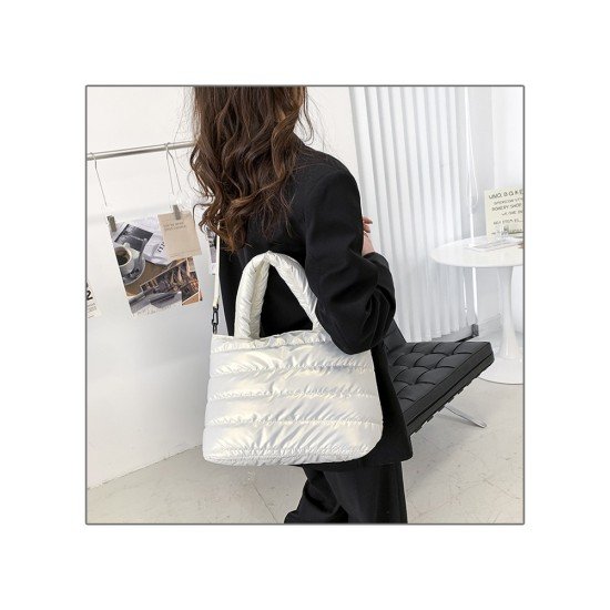 Nylon Large Capacity Cotton Shoulder Handbags