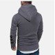 Patchwork Long Sleeve Men Hoodies Tops