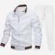 Fall Men Casual 2 Piece Tracksuit Jogger Sets