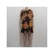 Casual Summer Sunflower Pattern Cold Sleeve Dress