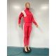 Contrast Color Zipper Matching 2 Piece Trouser Sets