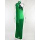 Party Sexy Halter Pure Color Backless Maxi Dress