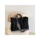 Travel Versatile Nylon Black Tote Bags