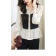  2022 New Fall Contrast Color Patchwork Shirt