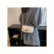  Pure Color PU Messenger Bag For Women