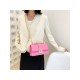  PU Pure Color Shoulder Bag For Women