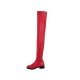  Fashion Pure Color Long Boots For Women