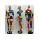 Color Blocking Matching Hoodies And Trouser Sets