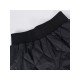 Casual Black Rhombus Lattice Cotton Shorts With Pockets