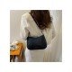  PU Pure Color Shoulder Bag For Ladies