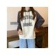  Casual Hooded Letter Printing Women's Sweater