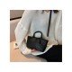  PU Pure Color Messenger Bag For Women