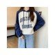  Casual Hooded Letter Printing Women's Sweater