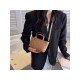  PU Pure Color Messenger Bag For Women