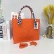  PU Letter Embossed Women's Tote Bag