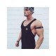  Men's Fitness Training Muscle Letter Printing Tanks