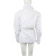 Ruched White Matching Down Coat And Skirt Sets