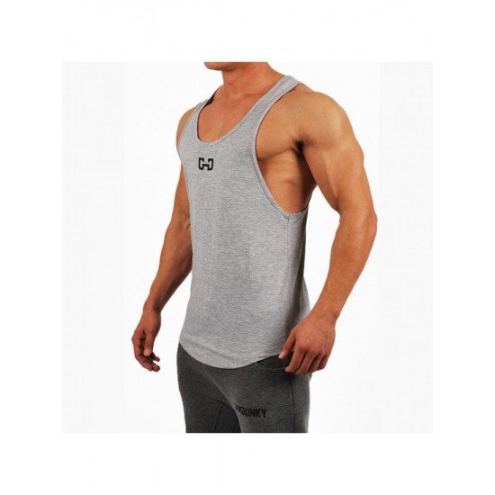  Men's Fitness Training Muscle Letter Printing Tanks