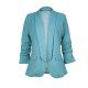  Fashion Pure Color Small Suit Jacket