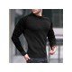  Autumn Men's Printed Knitting Colorblock Sweater