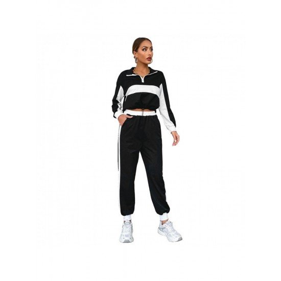 Color Blocking 2 Piece Workout Sets For Women