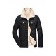 Winter Thicken Turn-Down Collar Solid Coat