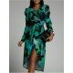 Bohemian Floral Puff Sleeve Ladies Dresses