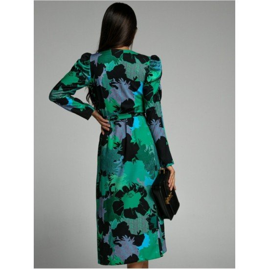 Bohemian Floral Puff Sleeve Ladies Dresses