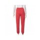 Sports Snake Printed Elastic Waist Trousers For Women