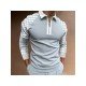 Quarter-zip Houndstooth Casual Fall Polo Shirts